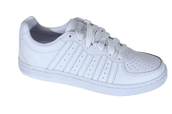 K-Swiss sneaker in wit leer