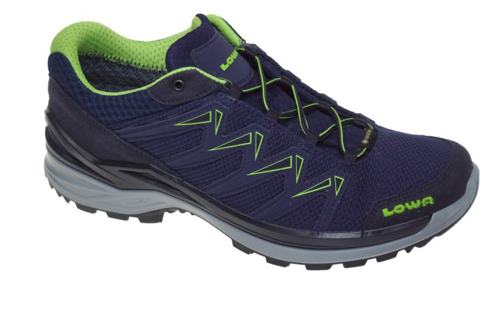 Lowa Innox pro GTX lo blauw met lime wandel