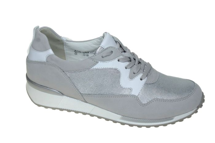 Waldlaufer sneaker in wit met metalic combi