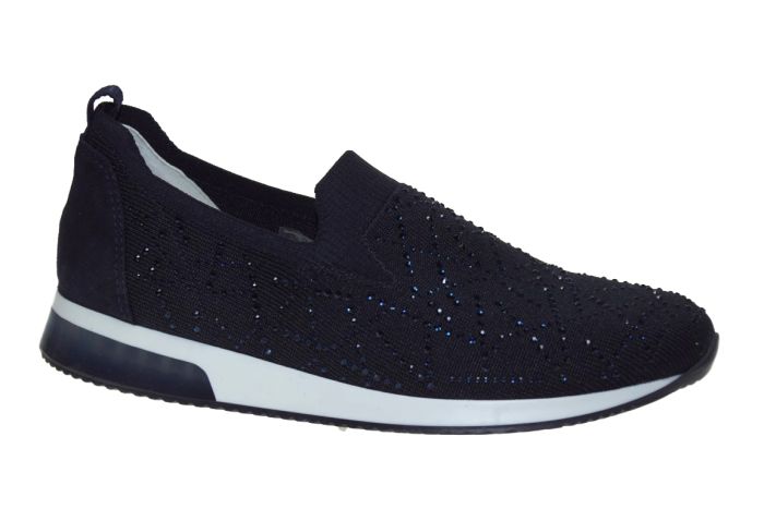 Ara instapper fusion 4 in blauw stof