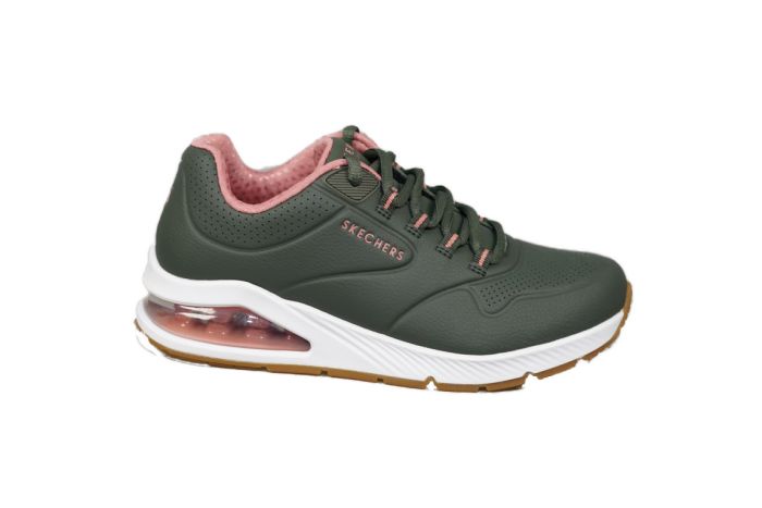 Skechers sneaker in groen met air zool