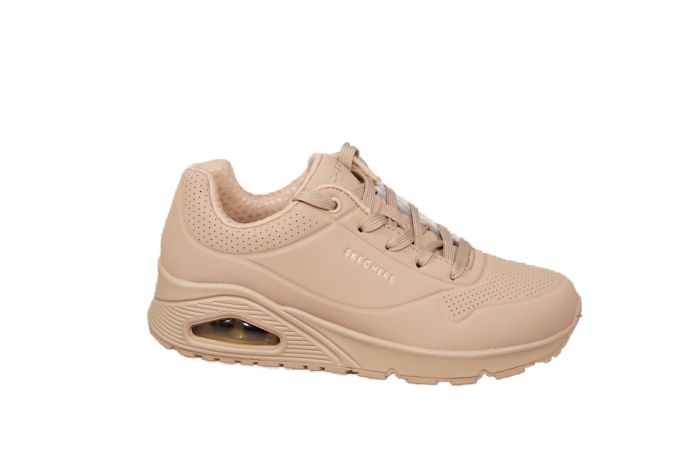 Skechers sneaker in zand kleur