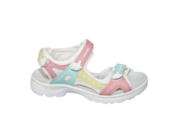 Ecco Sandaal in multi kleur combi voor dames