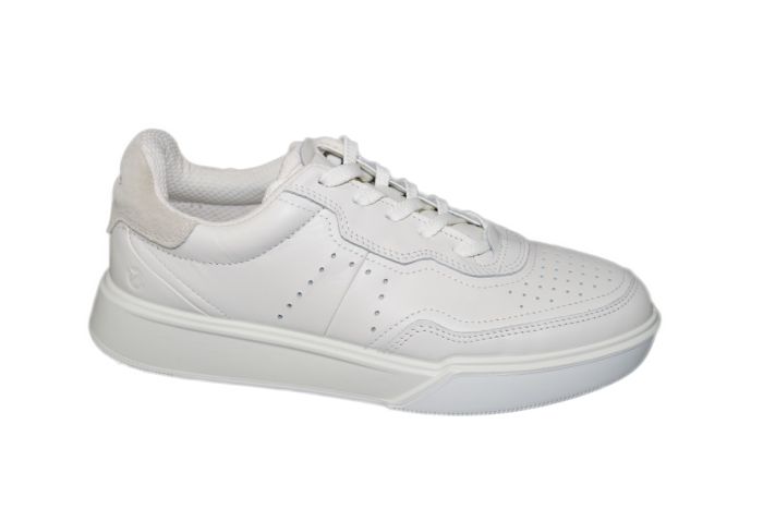 Ecco veterschoen wit leer