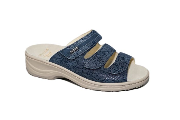Fidelio slippers in donker blauw Softline