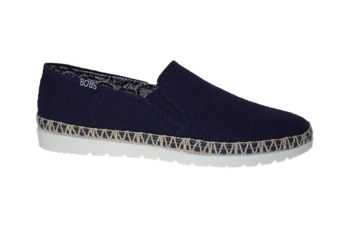 Skechers instapper in Blauw canvas