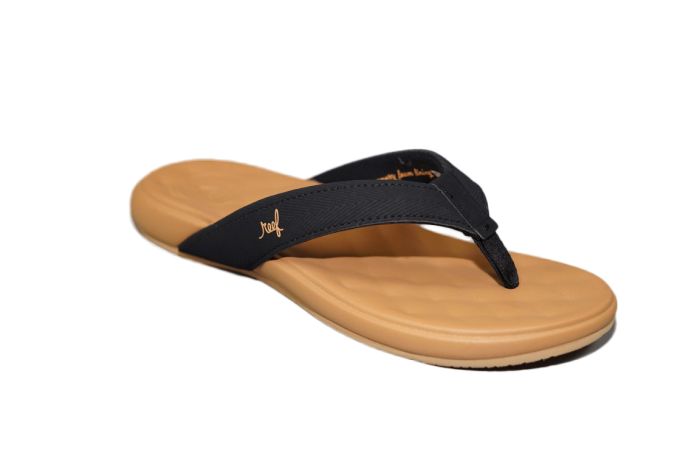 Reef teenslipper in zwart kleur zachte voetbed