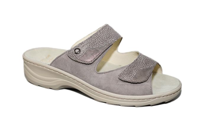 Fidelio slipper in beige met uitneembaar voetbed