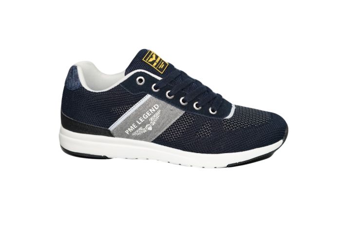 PME Legend sneaker in blauw stof