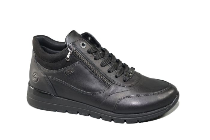 Remonte Veterboot in zwart zwart combi