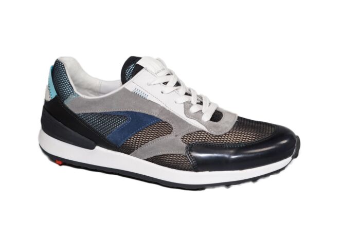 Loyd sneaker in blauw combi materiaal