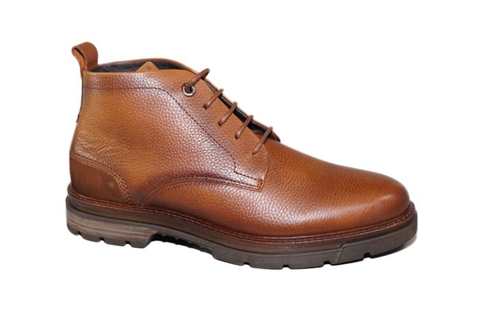 Berkelmans veterboot in cognac leer stevig