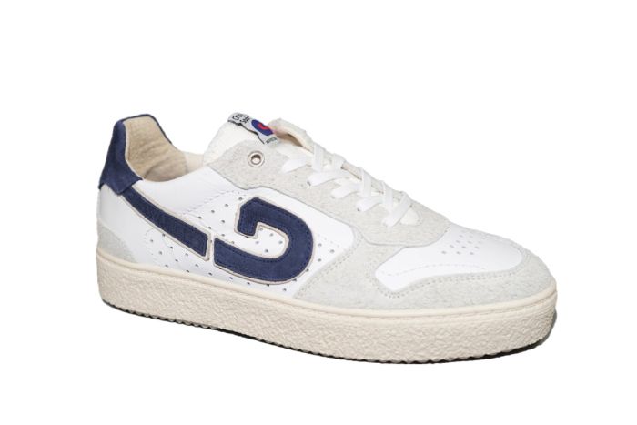 Cruyff sneaker in wit blauw combi Slice