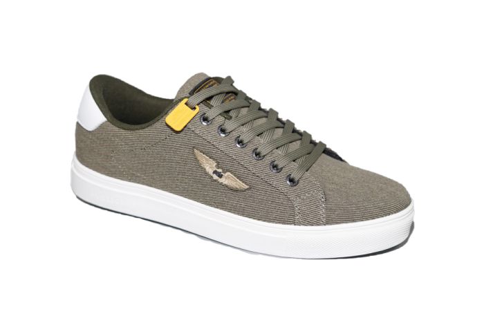PME Legend veterschoen in groen canvas look