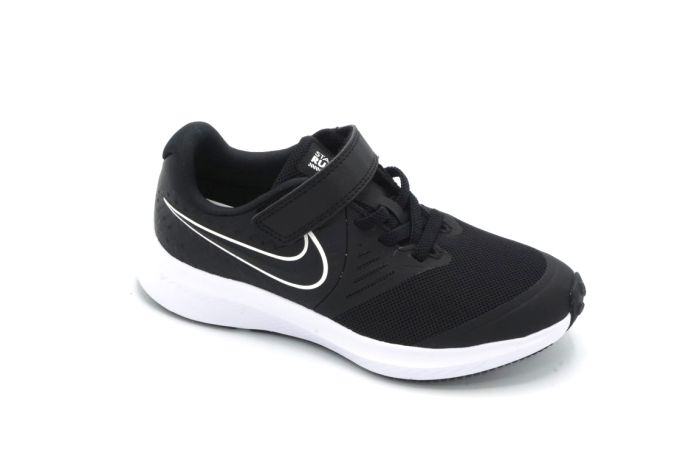 Nike star runner 2 klitteband elastiek in zwart