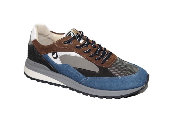 Australian Sneaker in grijs blauw combi mesh