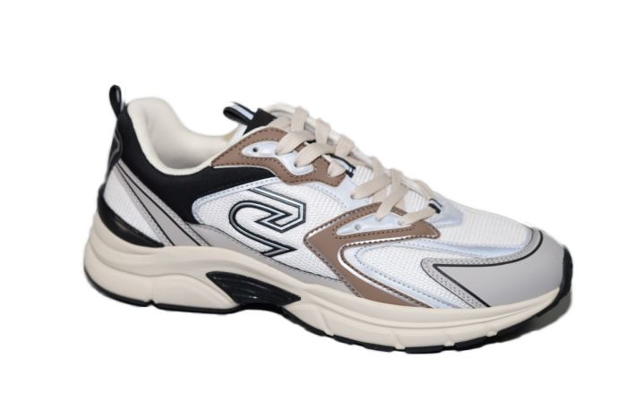 Cruyff Runner sneaker in wit beige combi sportief