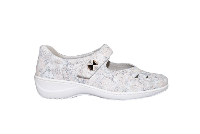 Waldlaufer bandschoen in multi metalic sleehak