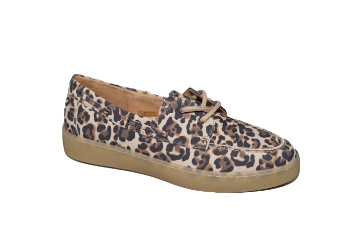 Gabor loafer in luipaard print dikkere zool
