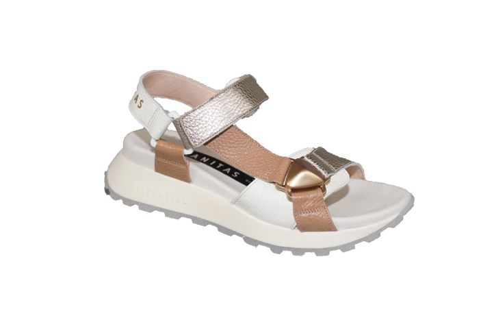 Hispanitas sandaal goud beige multi combi sportief