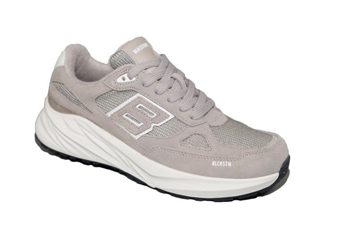 Blackstone Sneaker in grijs suede sportief zool
