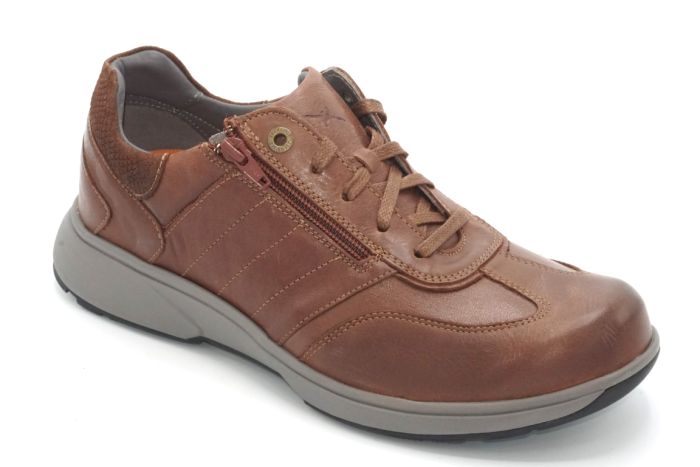 Xsensible Veterschoen in cognac leer