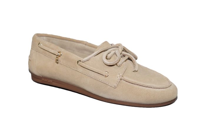 Maruti Loafer in sand suede fijn zooltje