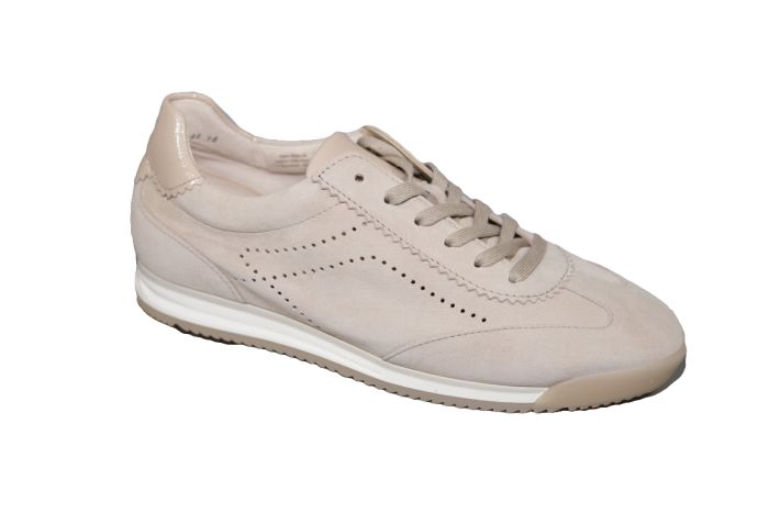 Gabor veterschoen in beige suede  fijne zool
