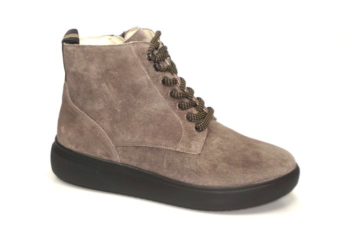 Waldlaufer veterboot in grijs suede