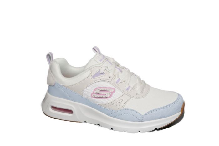 Skechers in beige combi kleuren op air zool