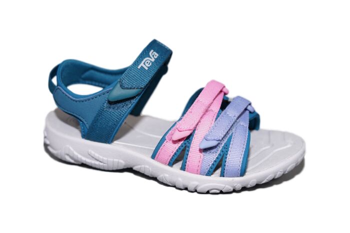 Teva Tirra sandaal in Blauw met rose en paars