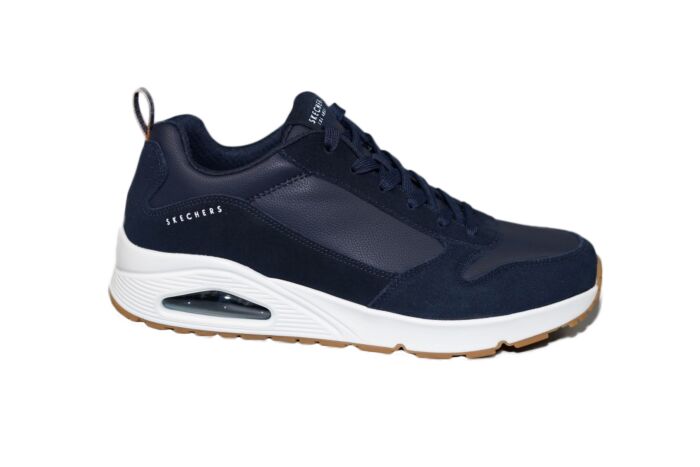 Skechers Sneaker in blauw combi air zool