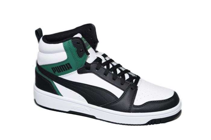 Puma hightop sneaker groen combi Rebound V6