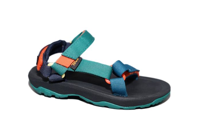 Teva Sandaal in groen blauw oranje combi Hurricane