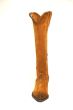 Metisse Western knielaars in cognac suede