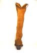 Metisse Western knielaars in cognac suede