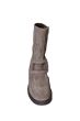 Gabor Enkellaars in taupe suede met gesp op hak