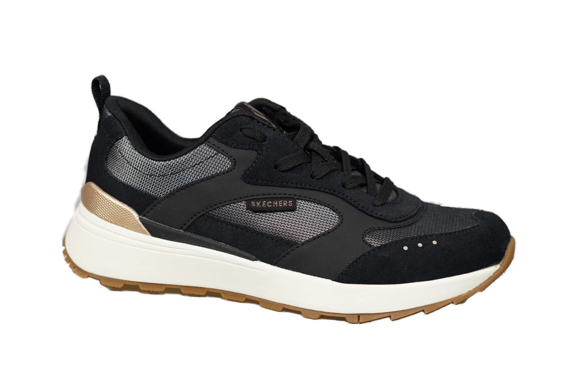 stopcontact Ontspannend Figuur Skechers sneaker in zwart runner zool online kopen bij Koetsier Schoenmode.  155423-BLK | Koetsier Schoenmode