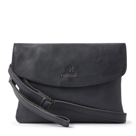 De Rooy Amsterdam Schoudertas/Clutch in zwart