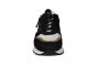 DL-Sport sneaker in zwart wit taupe combi