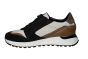 DL-Sport sneaker in zwart wit taupe combi