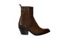 Mjus Western boot in cognac leer met elastiek