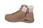 Skechers veterboot in mocca bruin met randje