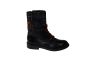Mjus bikerboot in zwart met koord achter