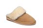 Warmbat Pantoffel Flurry in cognac met randje