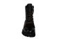 Piedi Nudi Bikerboot in zwart leer dikke zool