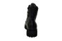 Piedi Nudi Bikerboot in zwart leer dikke zool