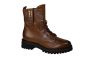 Piedi Nudi Bikerboot in cognac leer dikke zool