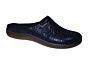 Rohde slipper in blauw softfilz shine combi