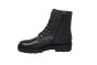 Gabor Bikerboot in zwart leer veter rits combi